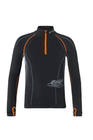 T-shirt, manches longues, ADVANCE, taille XXL, noir