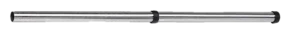 Tuyau de rallonge, 2 pièces, plastique, Ø 50 mm, 500 mm